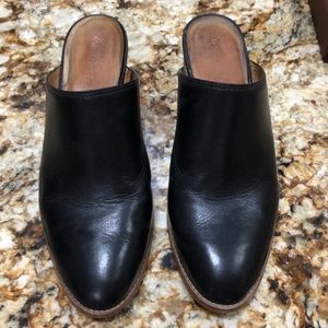 Madewell Harper Black Mules size 8